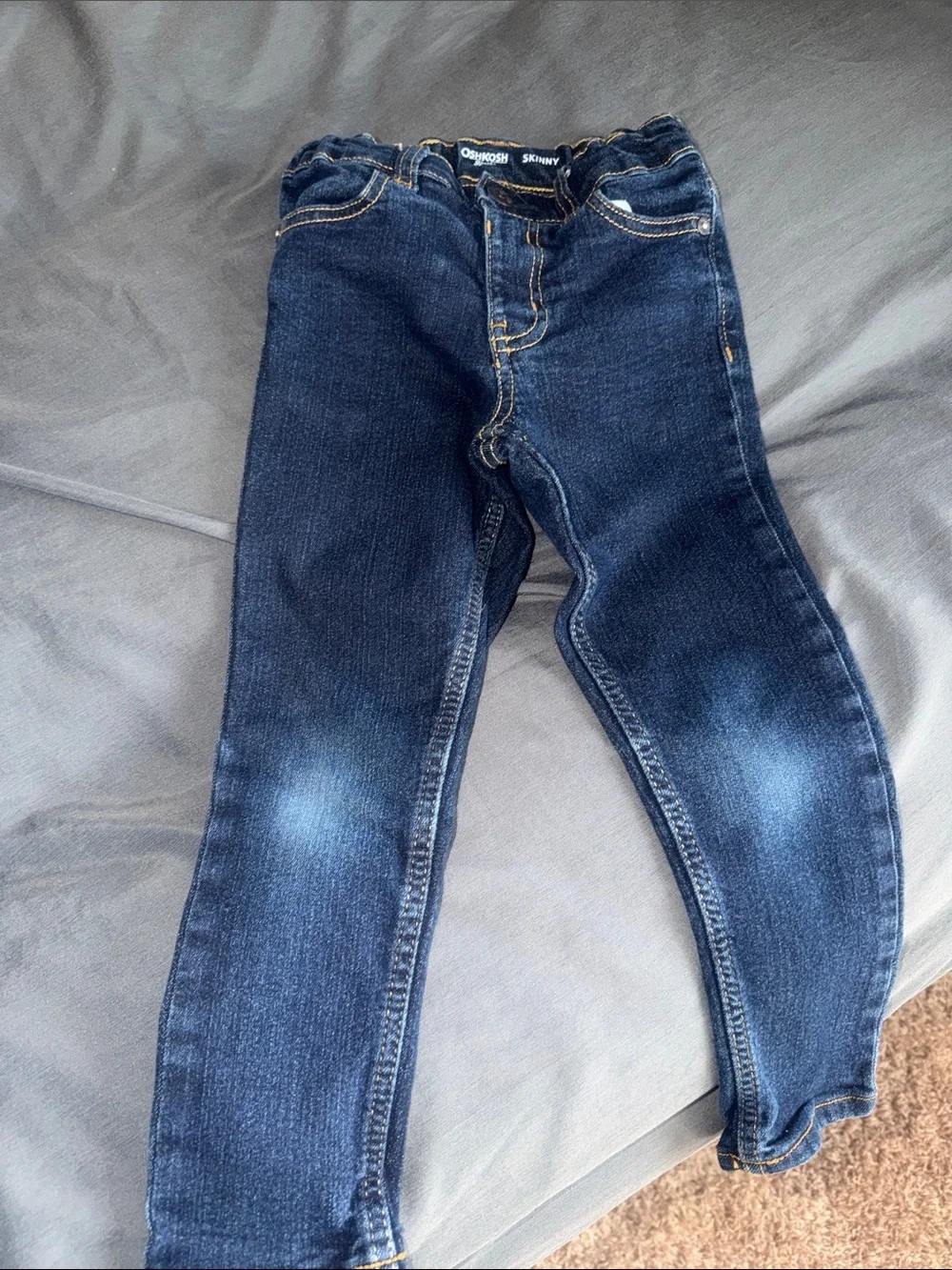 Boys Stretch Skinny Jeans - Light Blue & Dark Blue